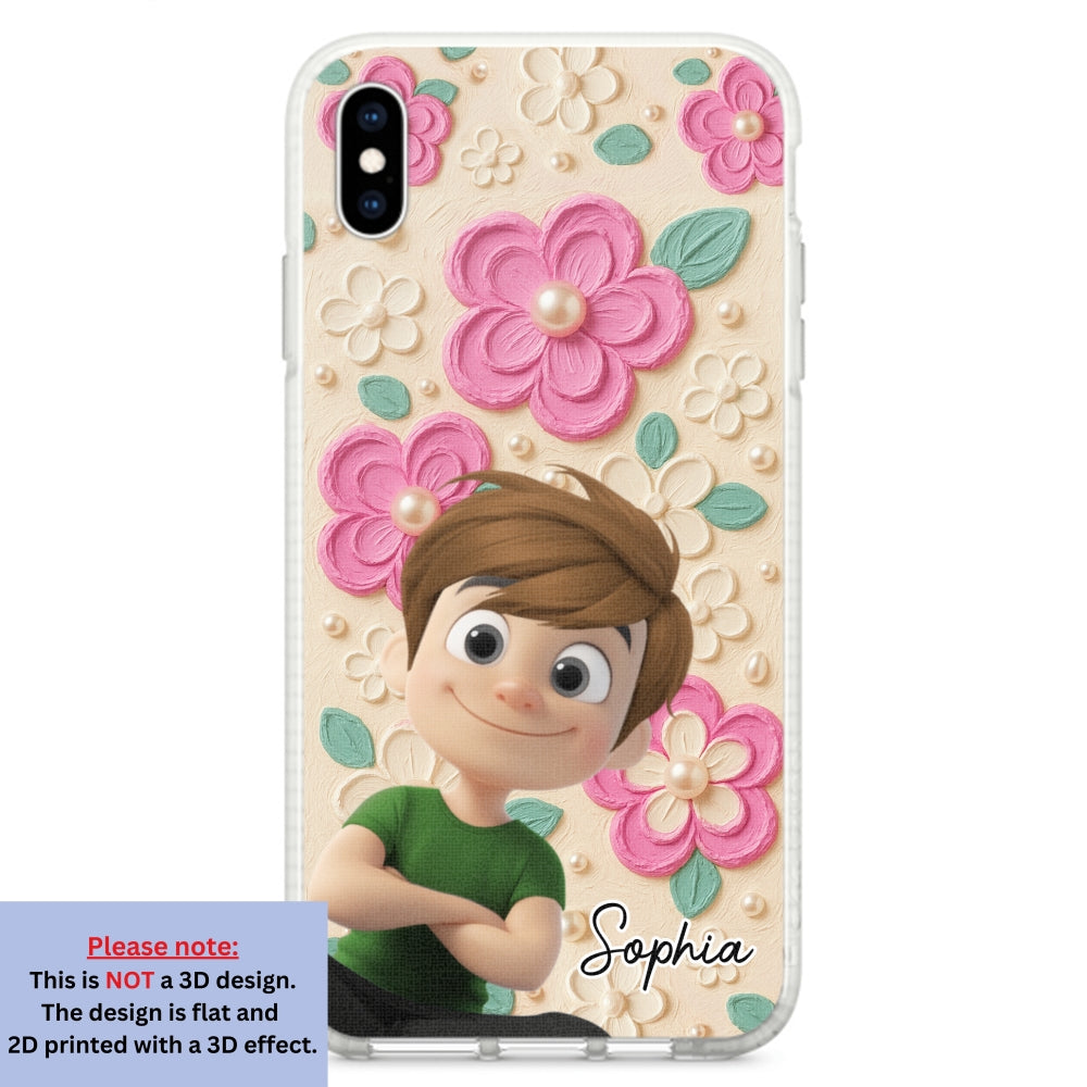Proud Of Being Grandma Ver 2 - Personalized Custom 3D Effect Phone Case