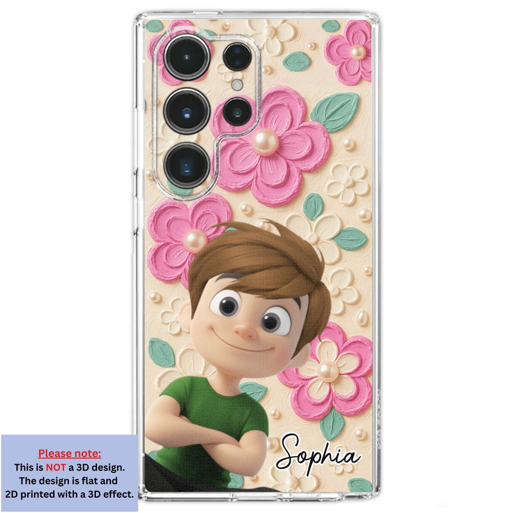 Proud Of Being Grandma Ver 2 - Personalized Custom 3D Effect Phone Case