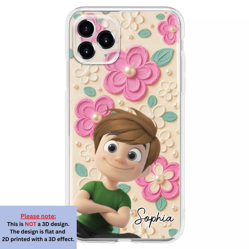 Proud Of Being Grandma Ver 2 - Personalized Custom 3D Effect Phone Case