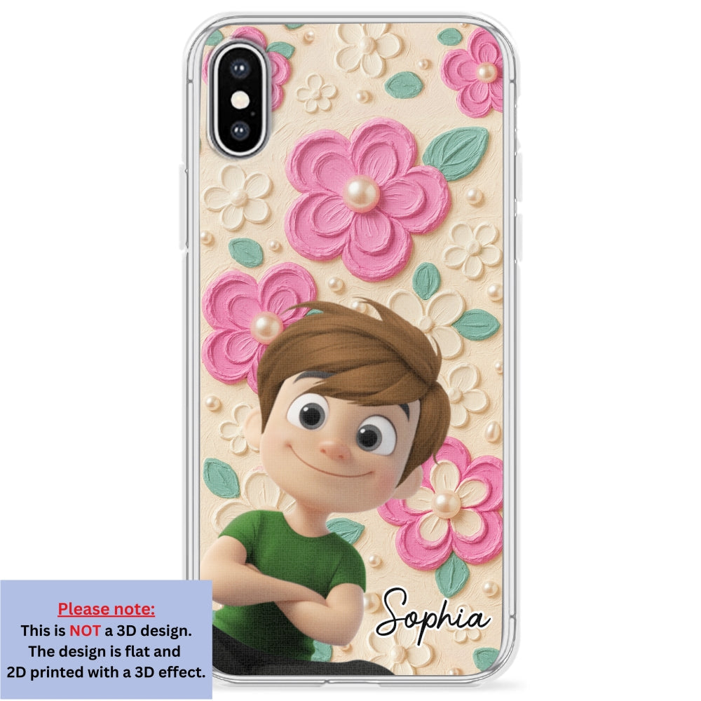 Proud Of Being Grandma Ver 2 - Personalized Custom 3D Effect Phone Case