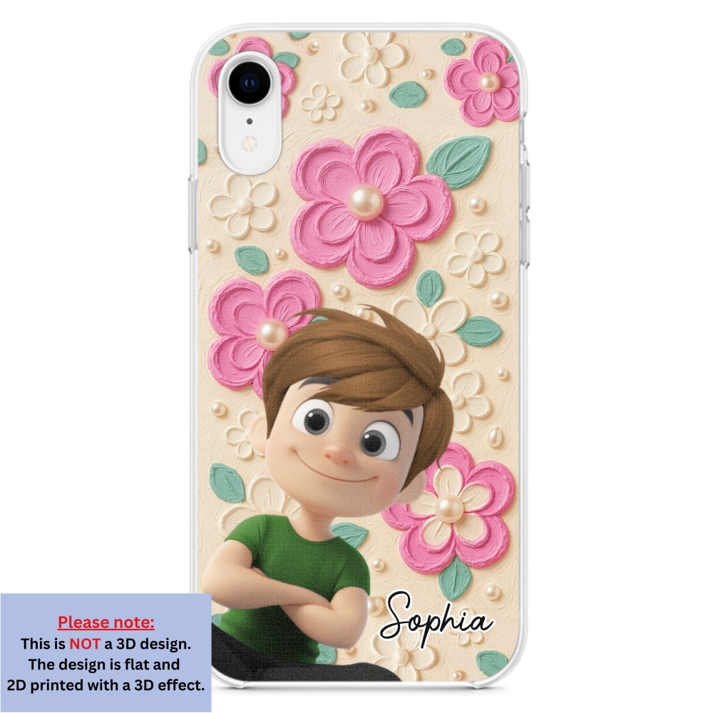 Proud Of Being Grandma Ver 2 - Personalized Custom 3D Effect Phone Case