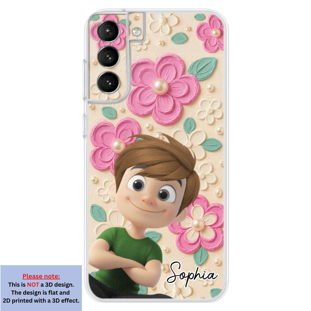 Proud Of Being Grandma Ver 2 - Personalized Custom 3D Effect Phone Case