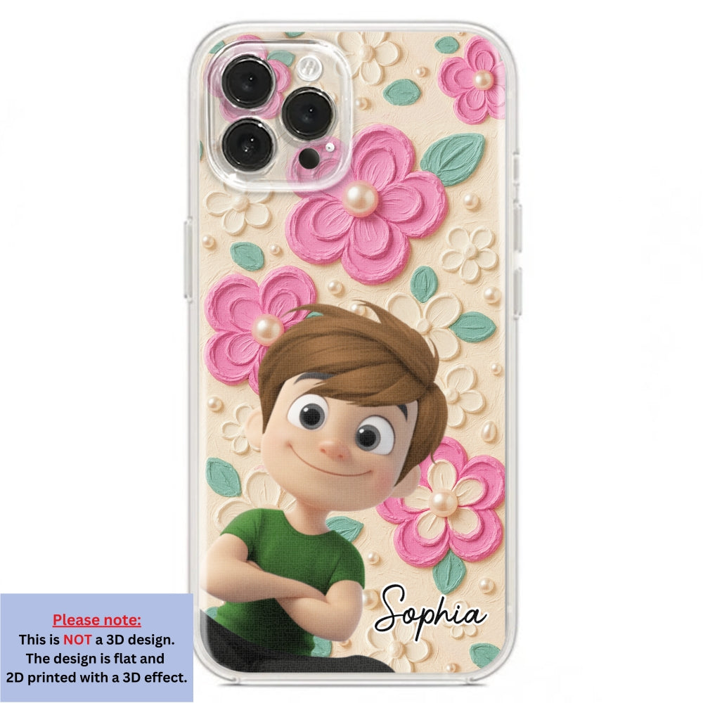 Proud Of Being Grandma Ver 2 - Personalized Custom 3D Effect Phone Case
