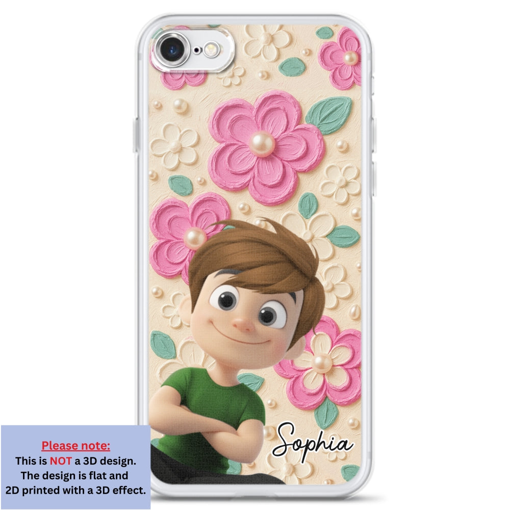Proud Of Being Grandma Ver 2 - Personalized Custom 3D Effect Phone Case