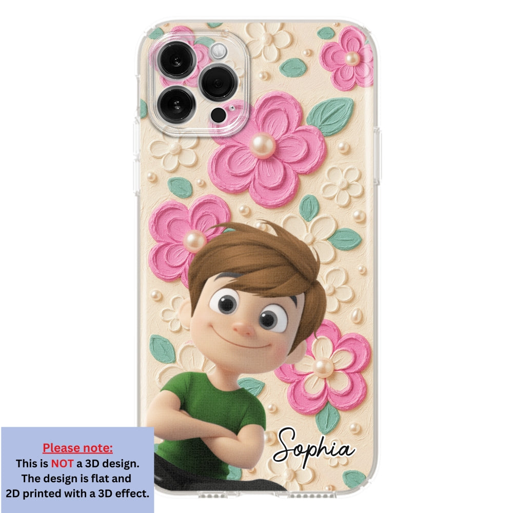 Proud Of Being Grandma Ver 2 - Personalized Custom 3D Effect Phone Case