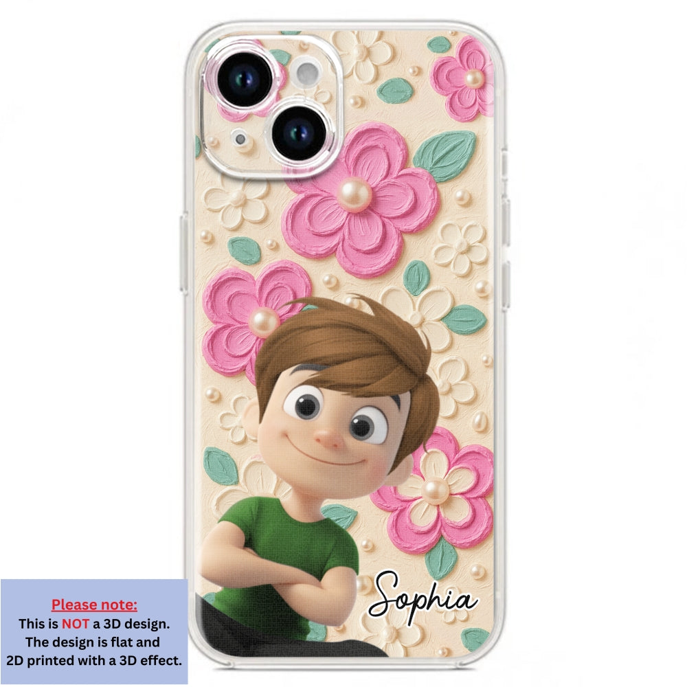 Proud Of Being Grandma Ver 2 - Personalized Custom 3D Effect Phone Case