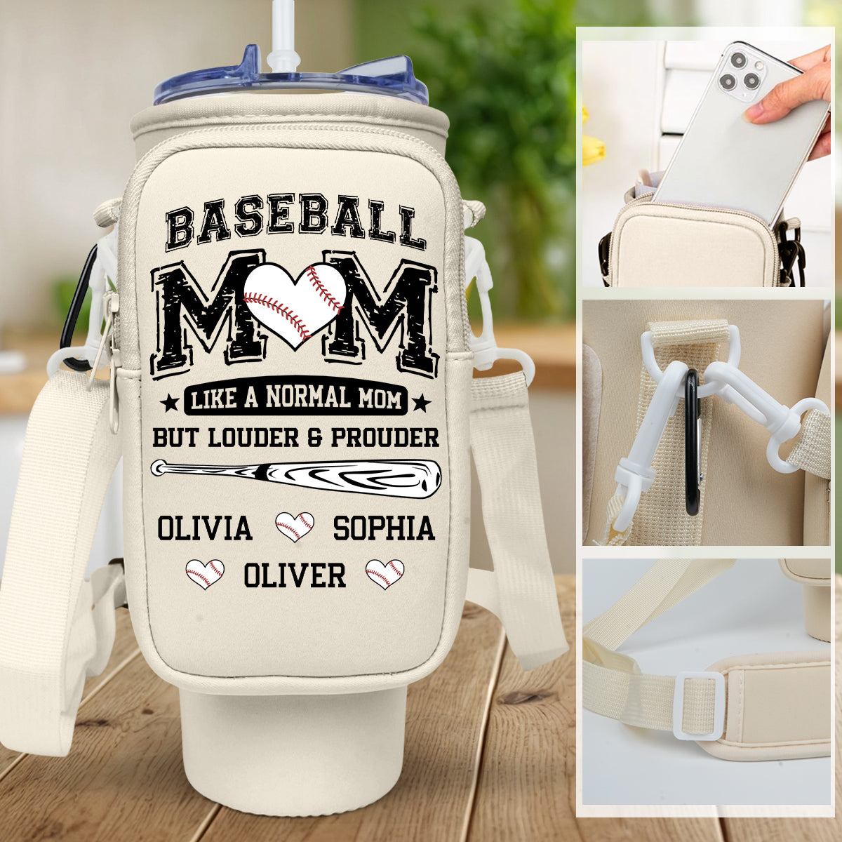 Game Day Is My Therapy - Personalized Custom Water Bottle Carrier Bag