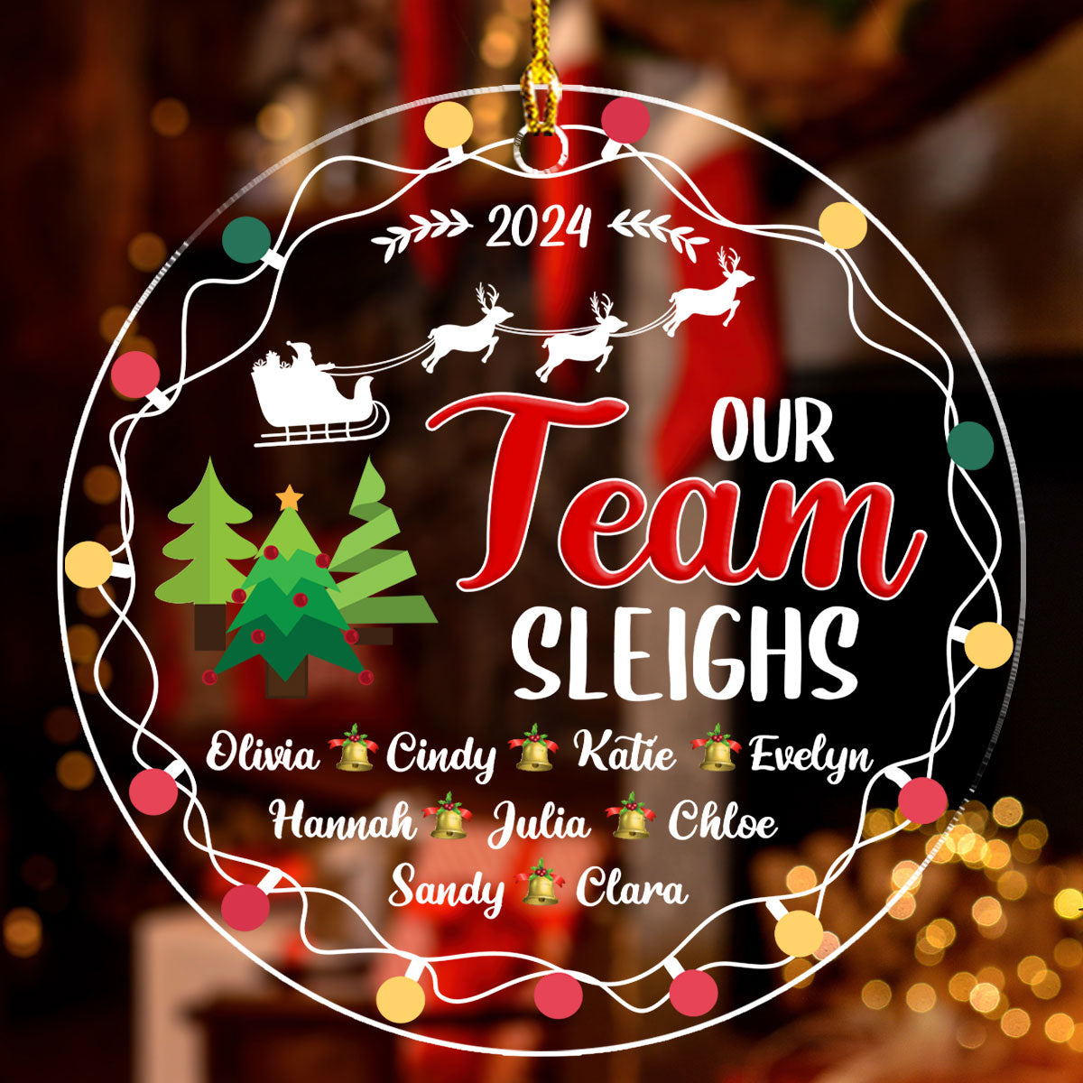 Our Team - Personalized Custom Acrylic Ornament