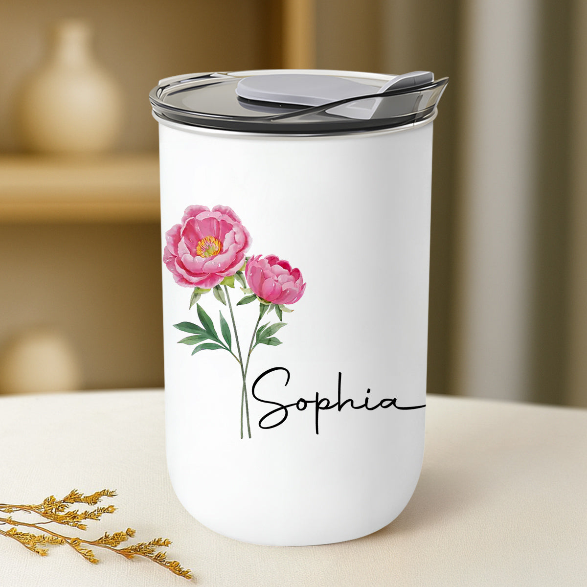 Friends Are Flowers That Never Fade - Personalized Custom 10oz Tumbler