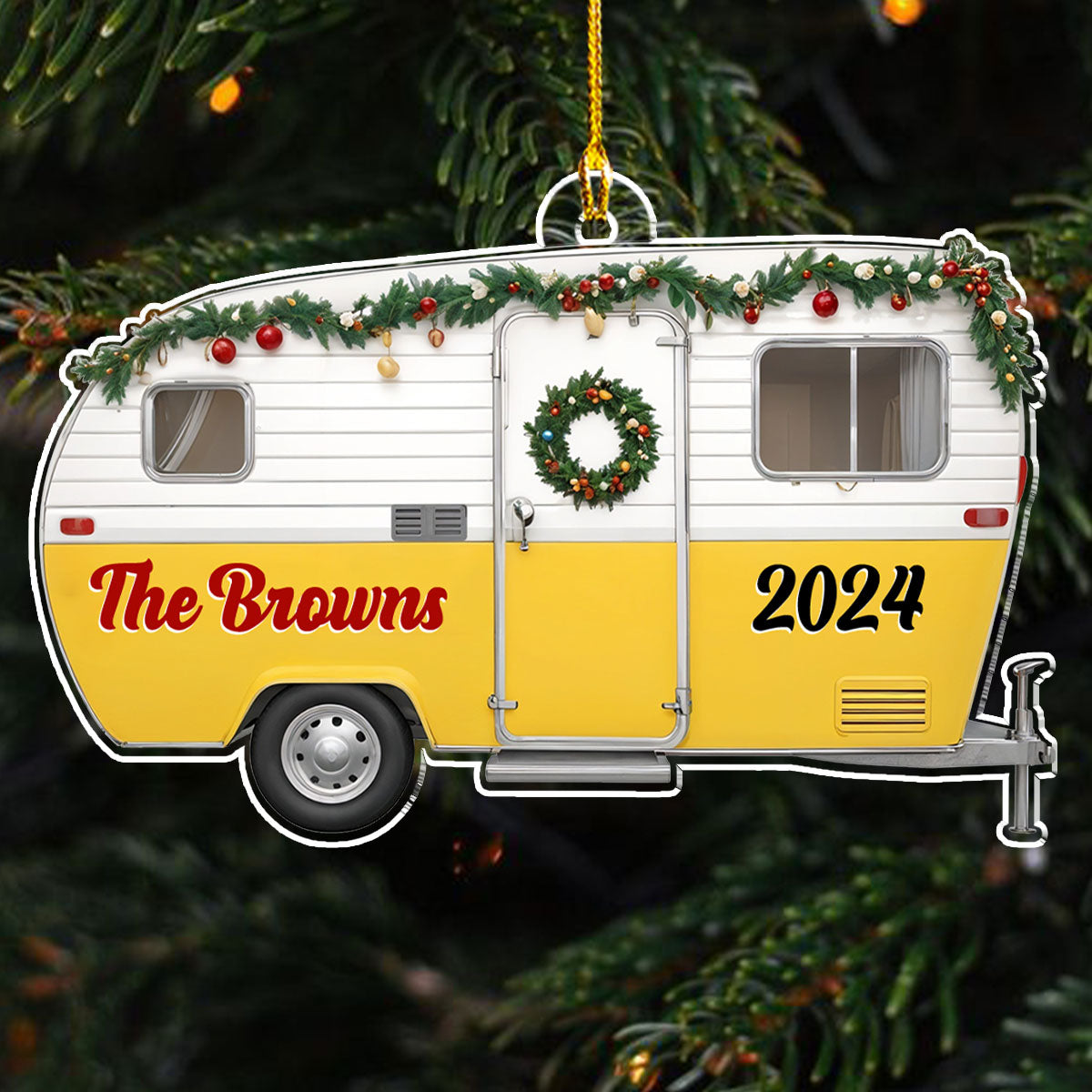Our Camper - Personalized Custom Acrylic Ornament
