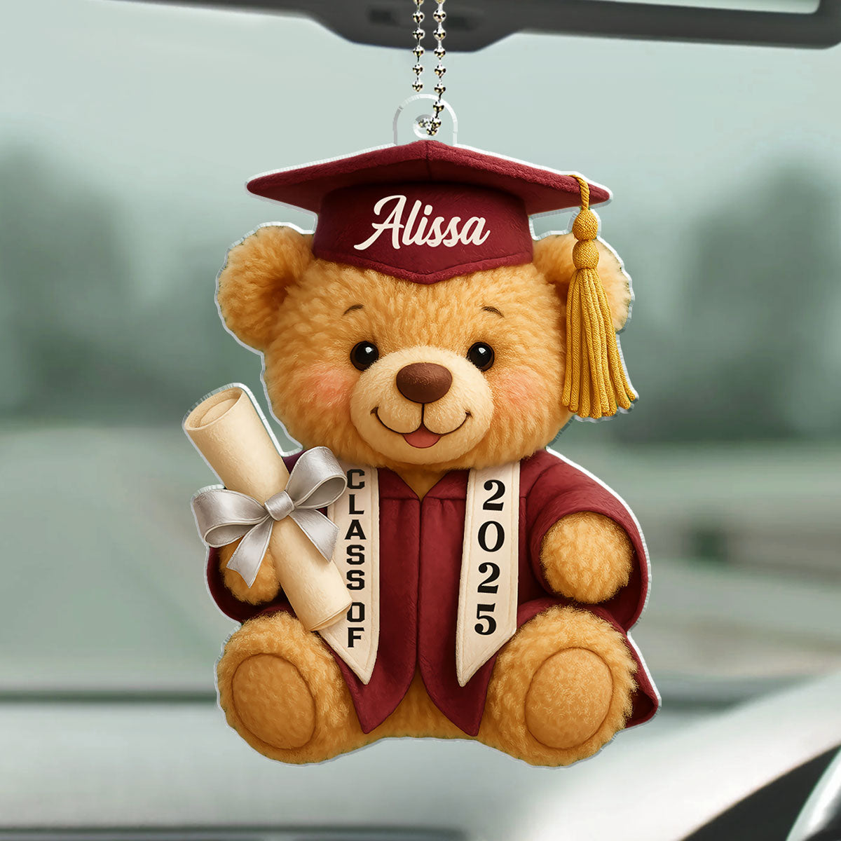 Happy Graduation - Personalized Custom Car Ornament