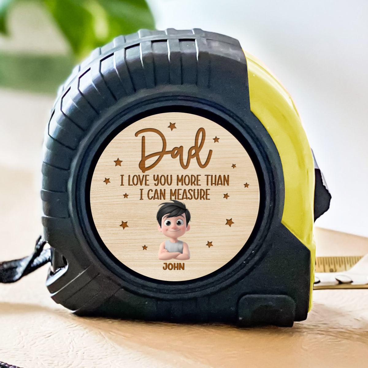 We Love You Dad - Personalized Custom Tape Measure