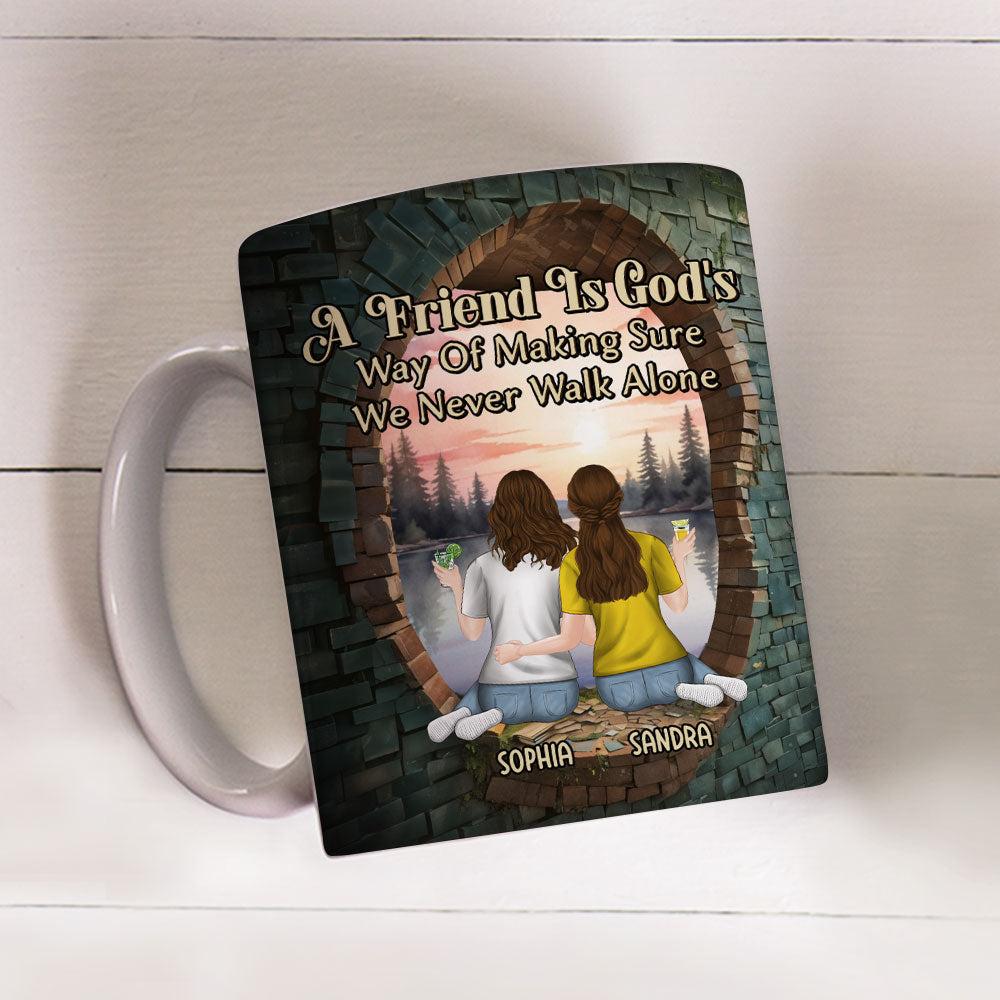 Friendship On Another Level - Personalized Custom Coffee Mug