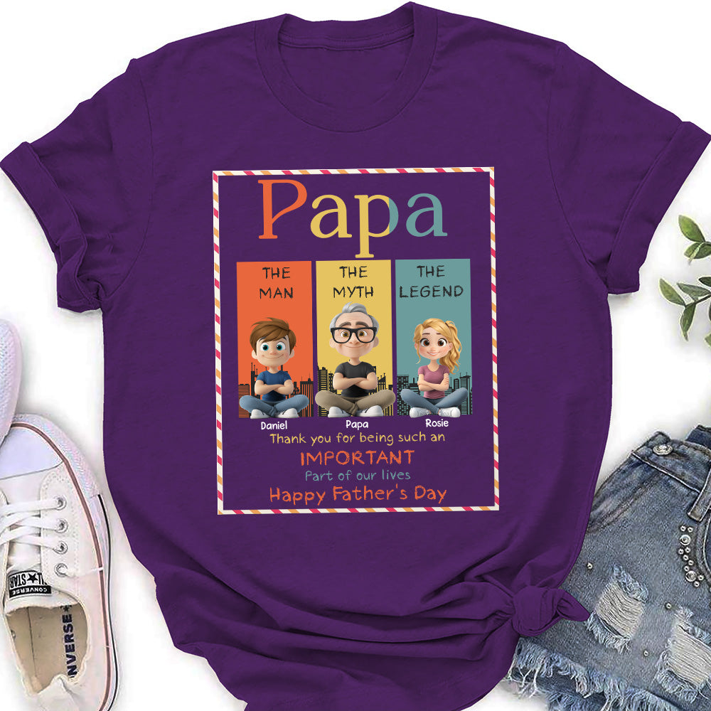 The Myth Who Raised Me - Personalized Custom Shirt