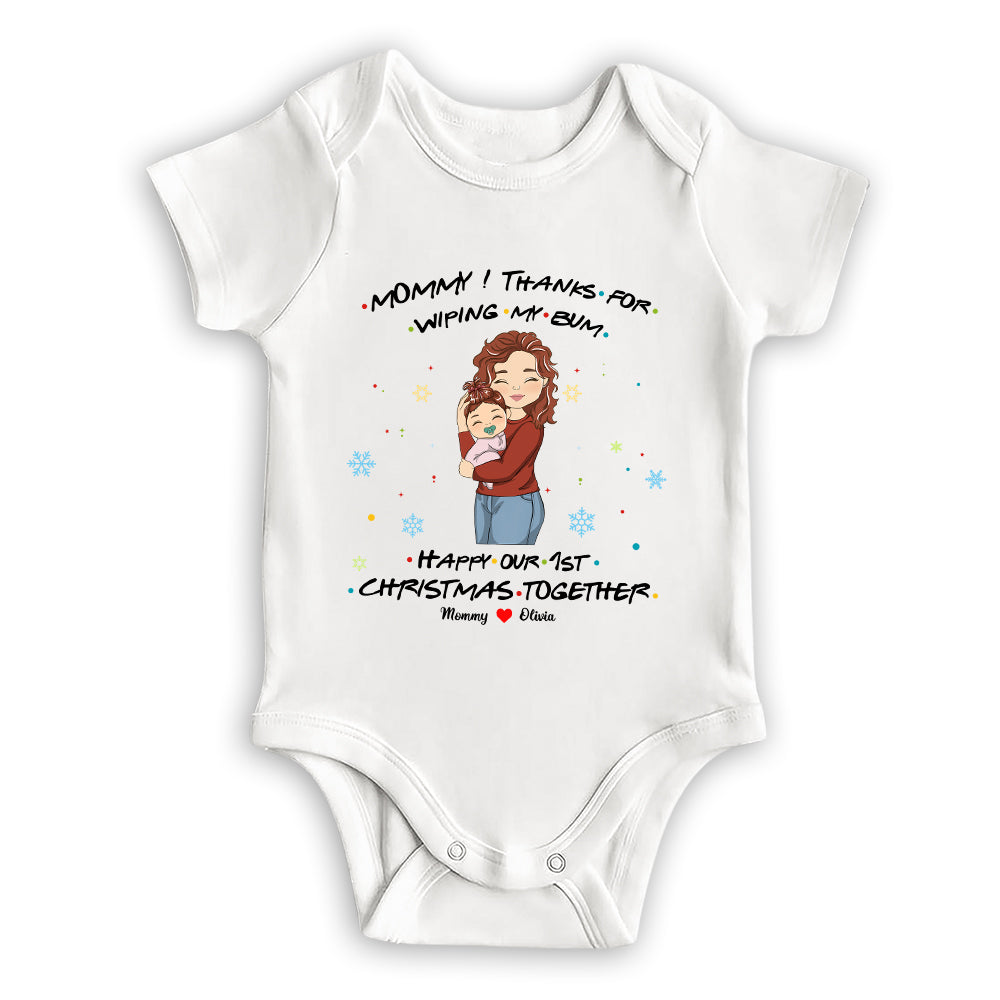 Thanks For Wiping My Bum - Personalized Custom Baby Onesie