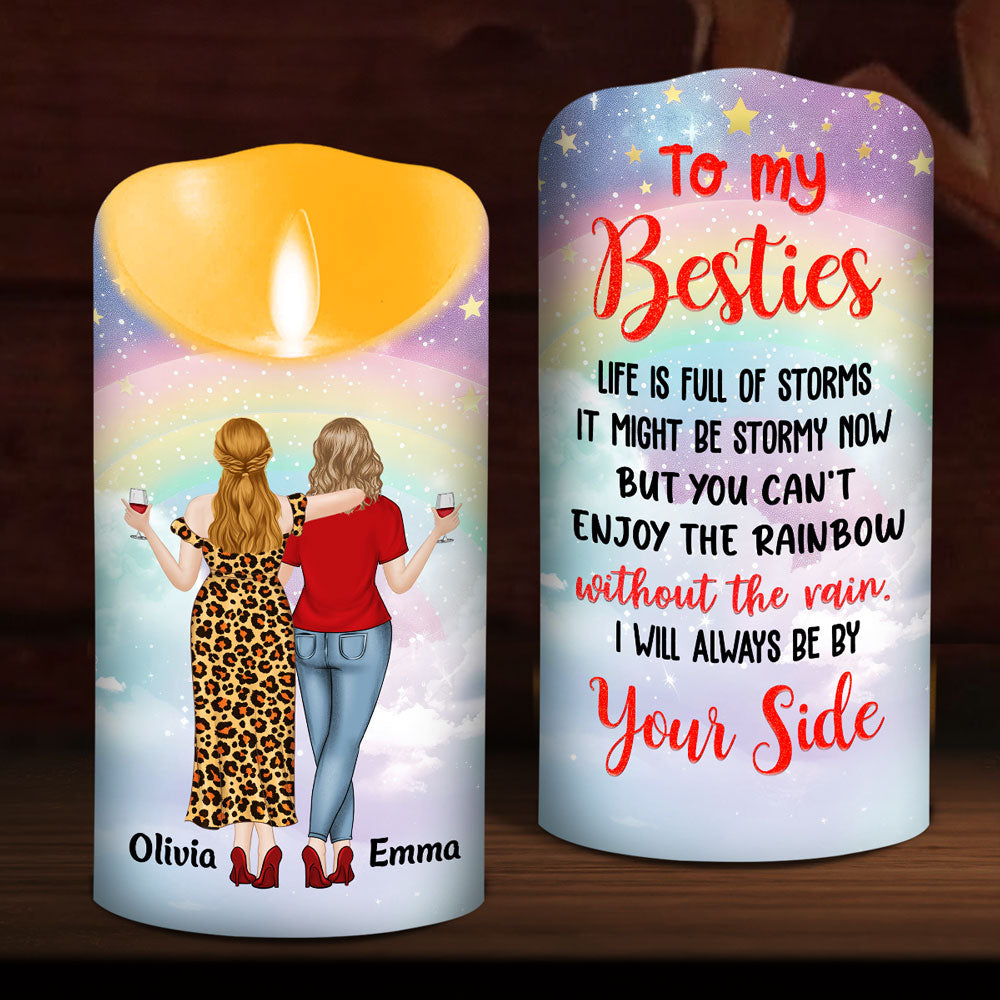 By Your Side - Personalized Custom LED Candle