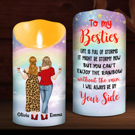 By Your Side - Personalized Custom LED Candle
