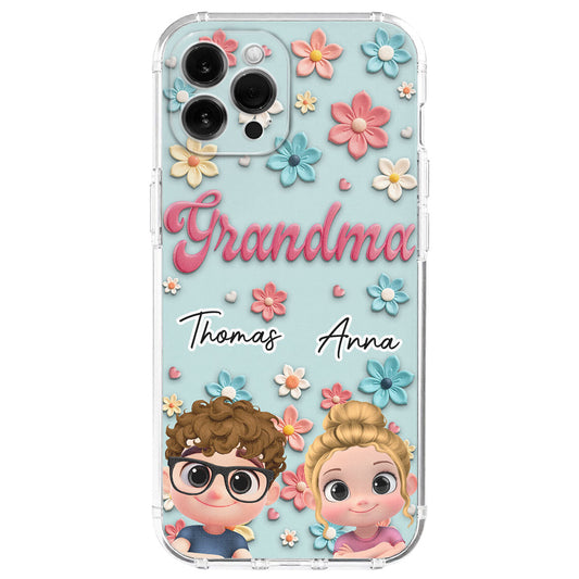 Grandma Flower - Personalized Custom Phone Case