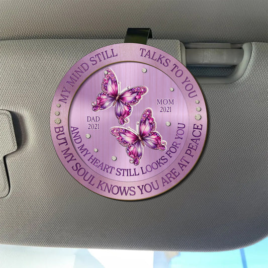 Watching Us From Heaven - Personalized Custom Car Visor Clip