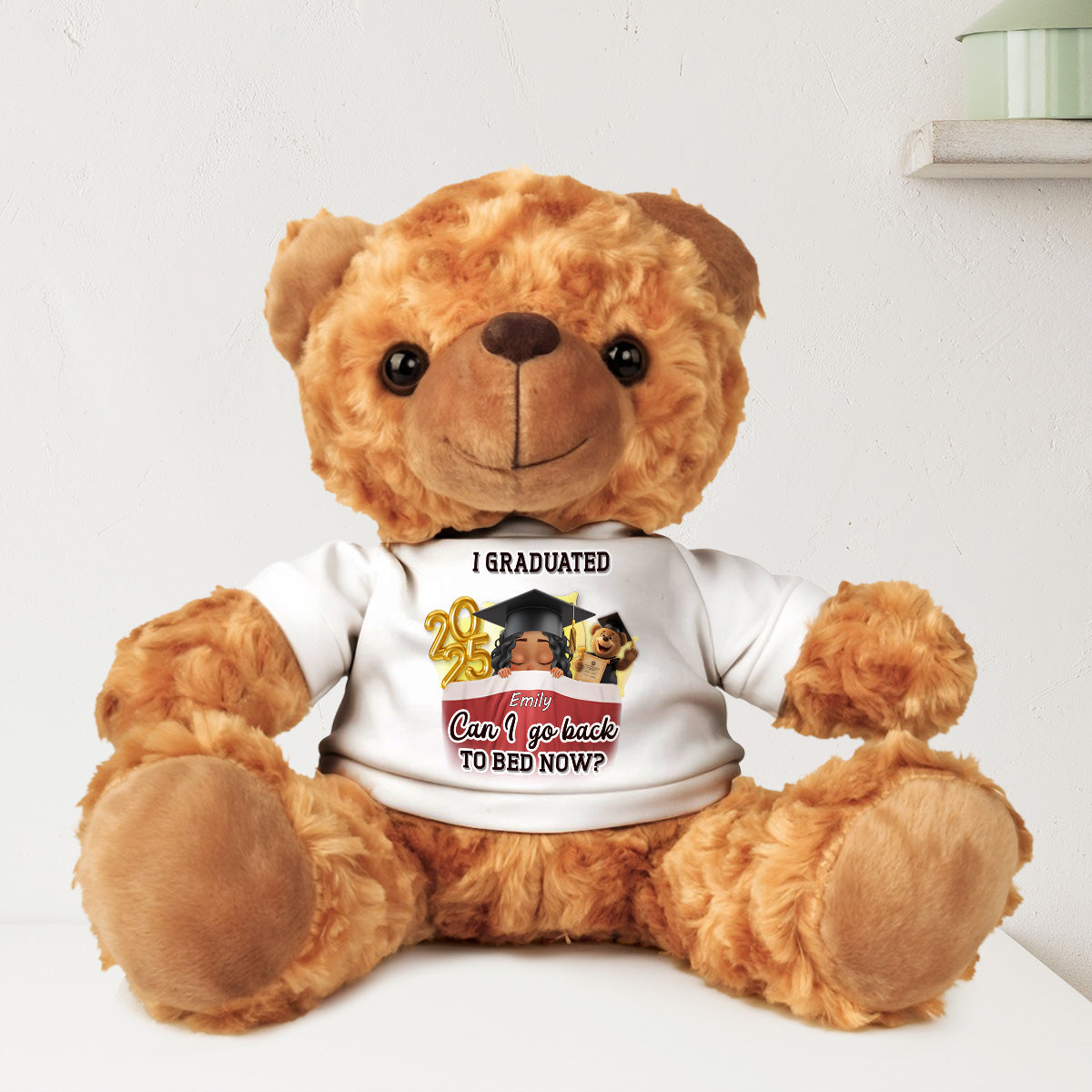Can I Go Back To Bed Now - Personalized Custom Cuddle Bear