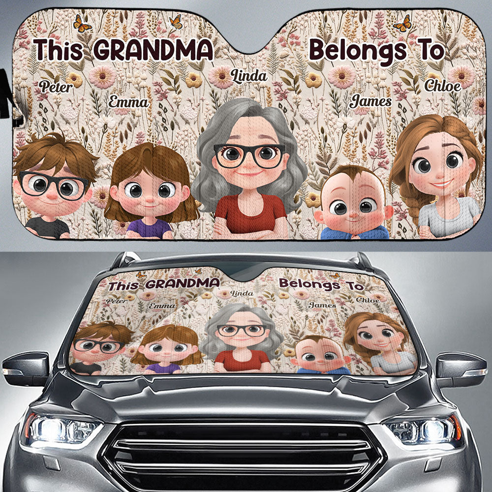 Wildflower Garden - Personalized Custom Car Sunshade