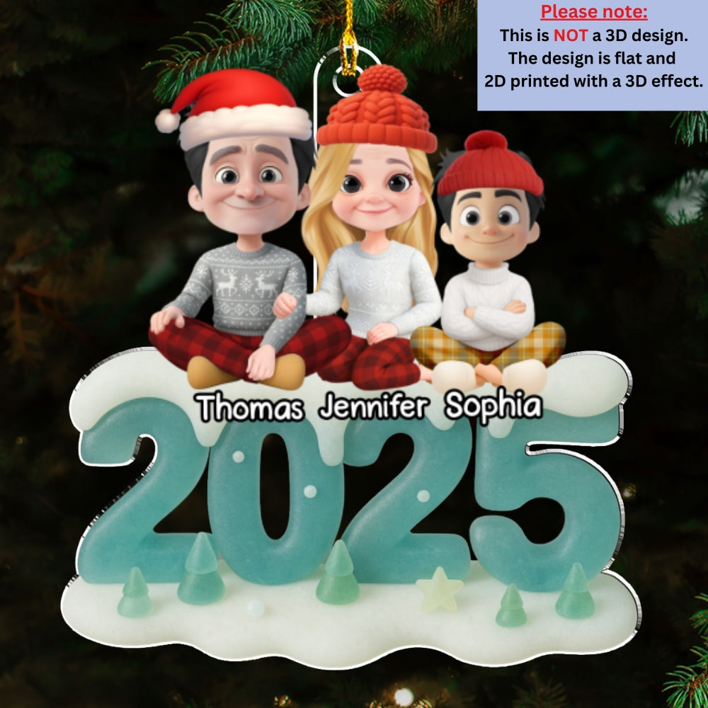 See Through You - Personalized Custom 3D Effect Acrylic Ornament