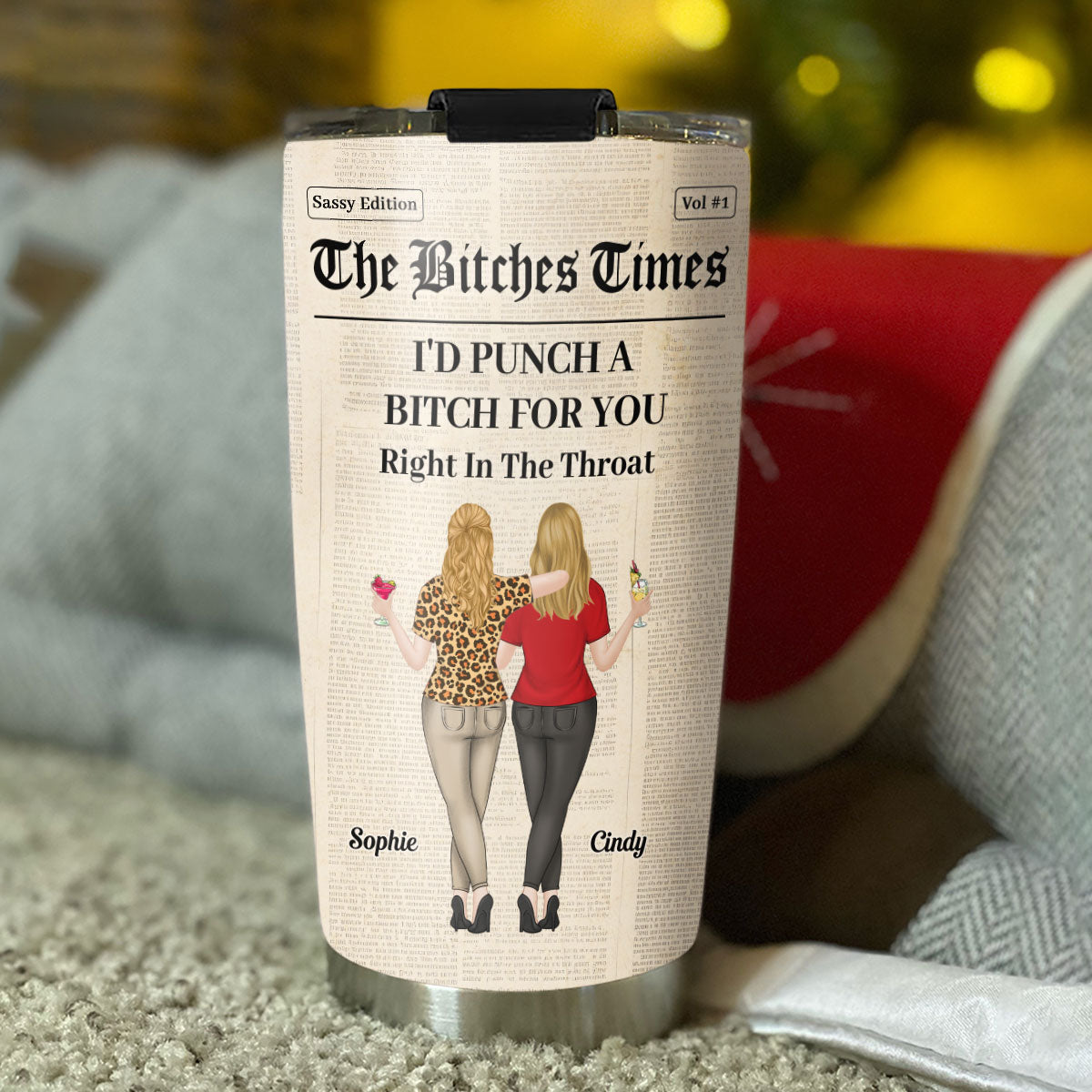 Punch For You Bestie - Personalized Custom Tumbler