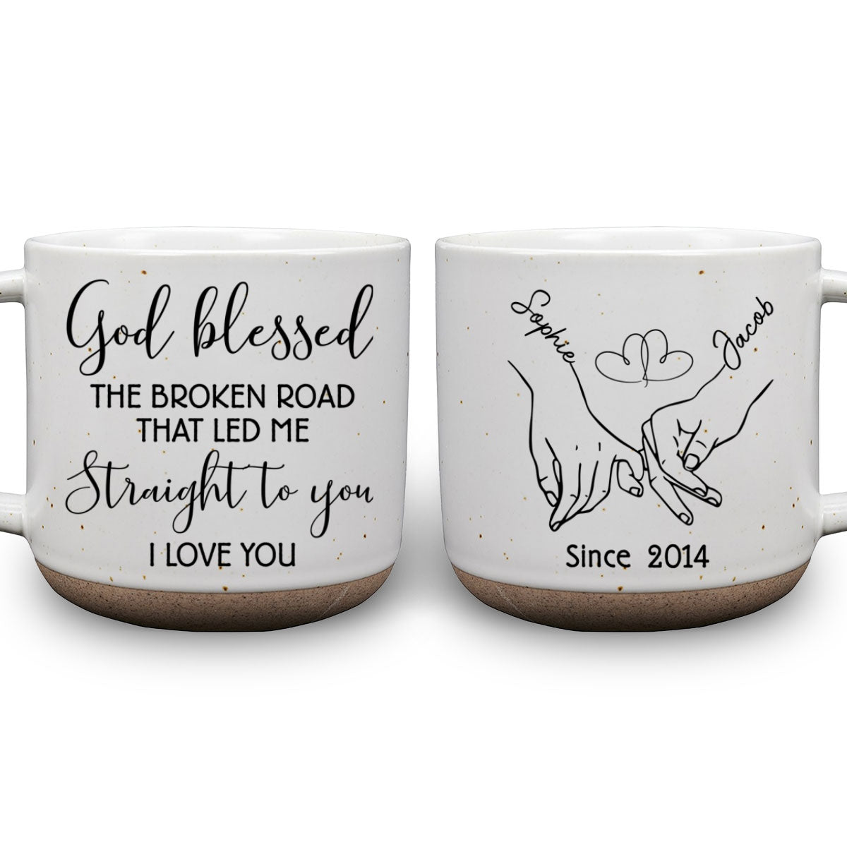 Lead Me To You  - Personalized Custom Pottery Mug