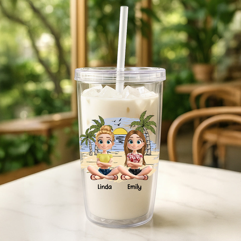 Are We Drunk - Personalized Custom 14oz Plastic Tumbler