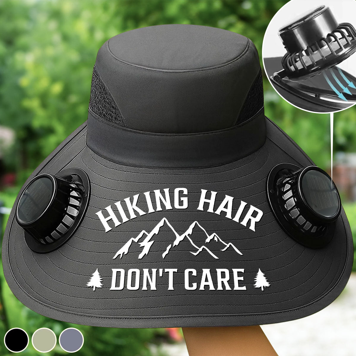 Hiking hair - Personalized Custom Solar Fan Hat