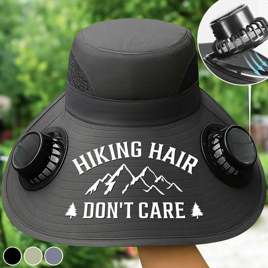 Hiking hair - Personalized Custom Solar Fan Hat