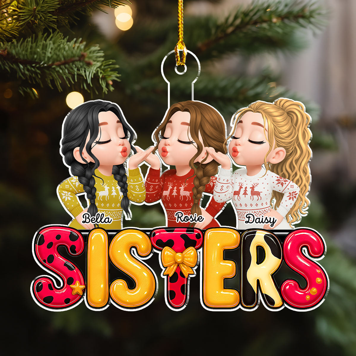 Special Friends - Personalized Custom Acrylic Ornament