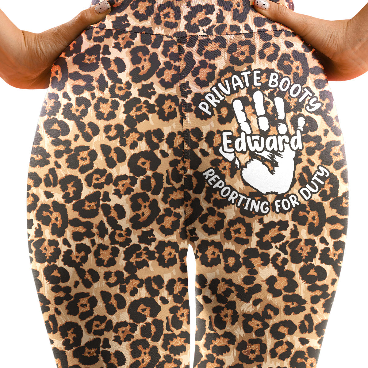 Reporting For Duty My Love - Personalized Custom Leggings