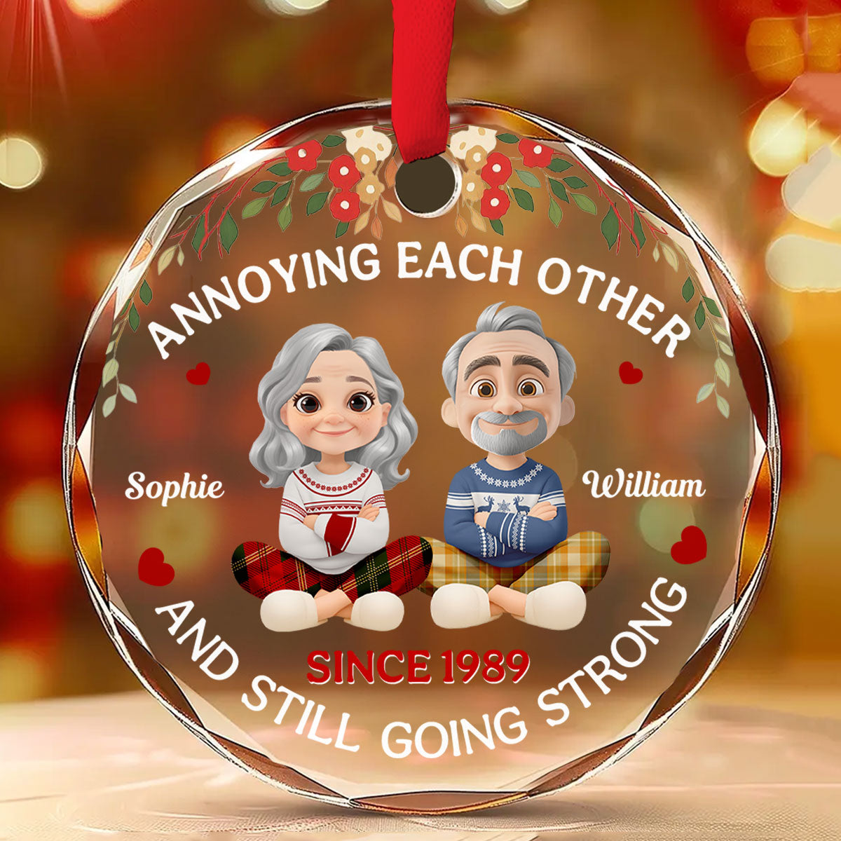 Annoying You - Personalized Custom Glass Ornament