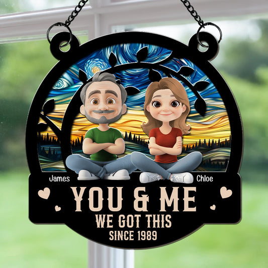 Together Forever - Personalized Custom Suncatcher