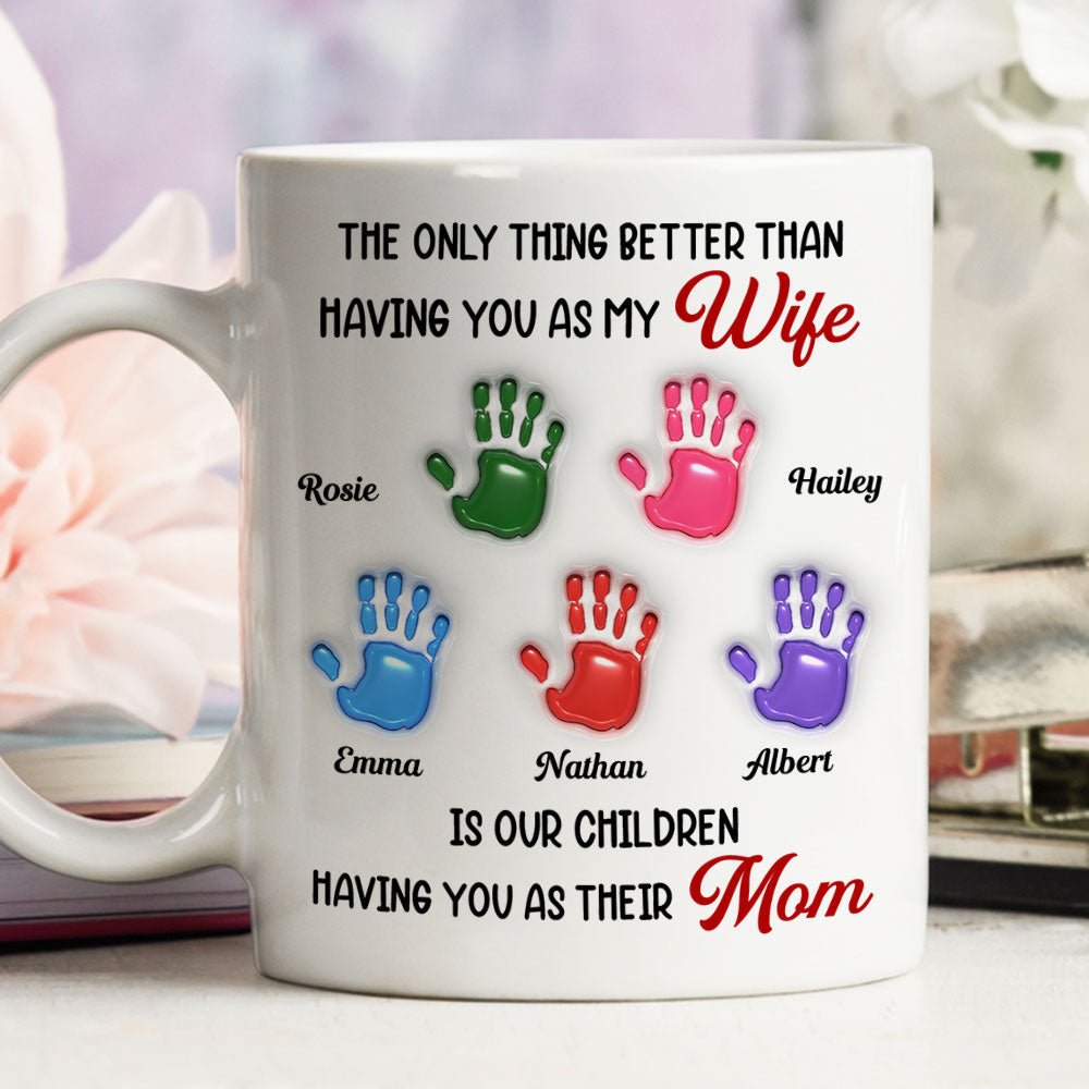 Having You As My Wife - Personalized Custom Coffee Mug