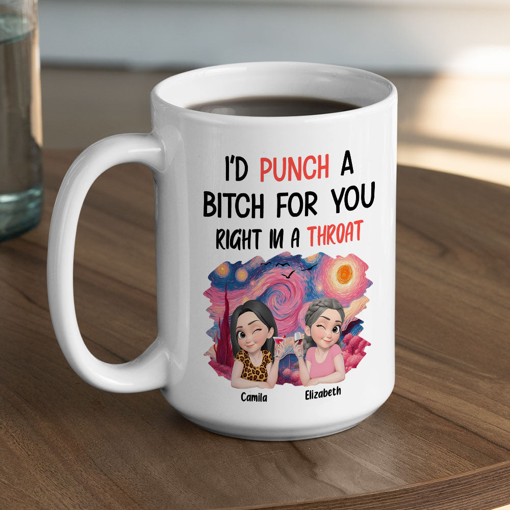 Punch Right In - Personalized Custom Coffee Mug