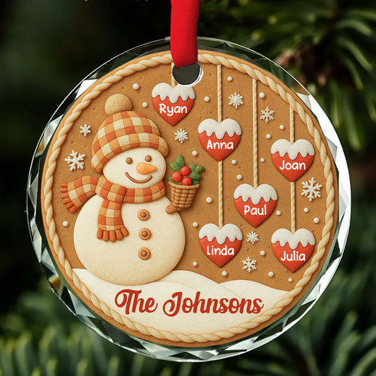 Cozy Season - Personalized Custom Glass Ornament