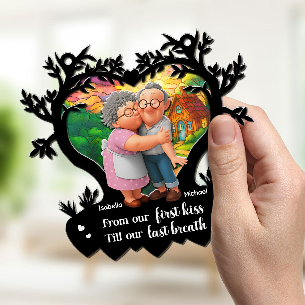 Grow Old With You - Personalized Custom Suncatcher