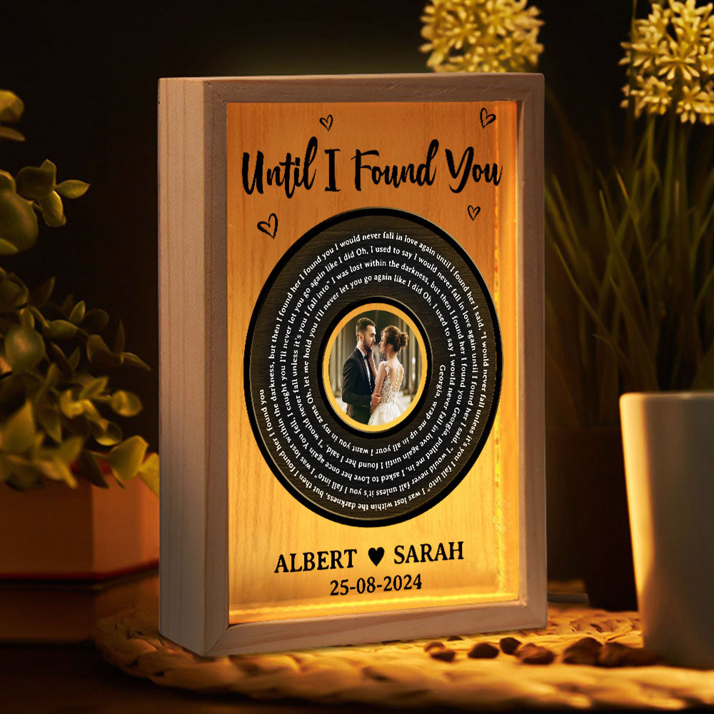 Until I Found My Love - Personalized Frame Light Box