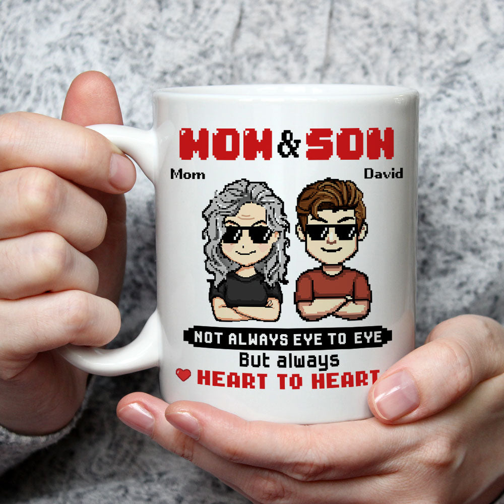 Different Views Same Love - Personalized Custom Coffee Mug