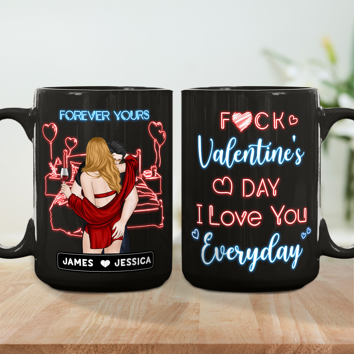 Love You Everyday -  Personalized Custom Coffee Mug