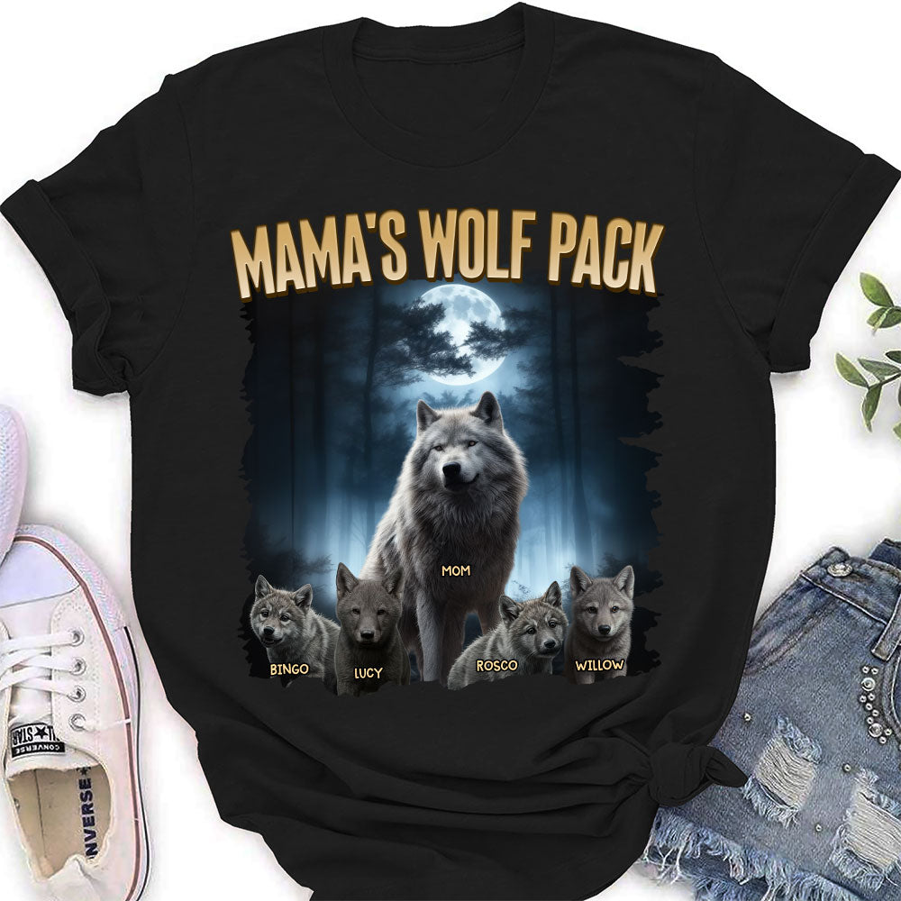 Mama Wolf Pack - Personalized Custom Shirt