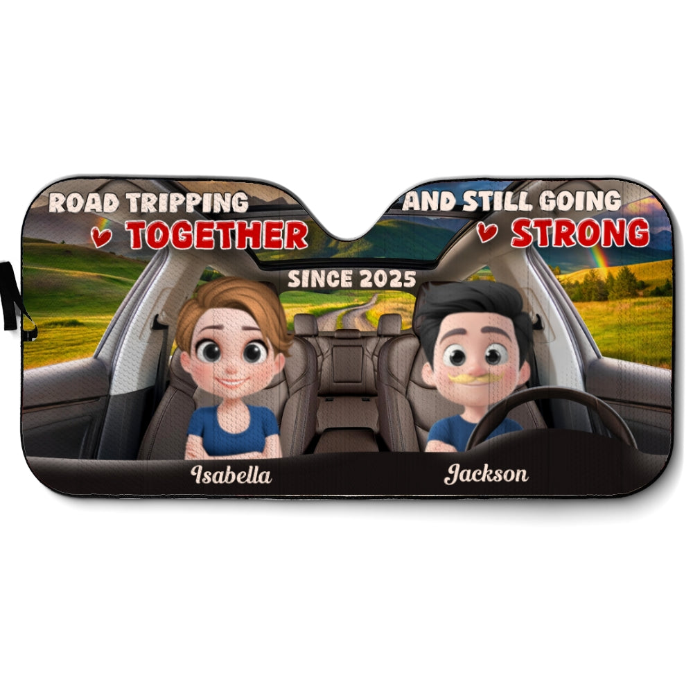 Together Forever - Personalized Custom Car Sunshade