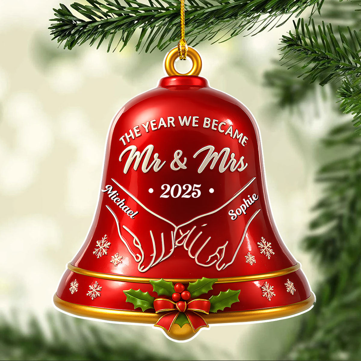 The Sound Of Cathedral - Personalized Custom 3D Effect Acrylic Ornament