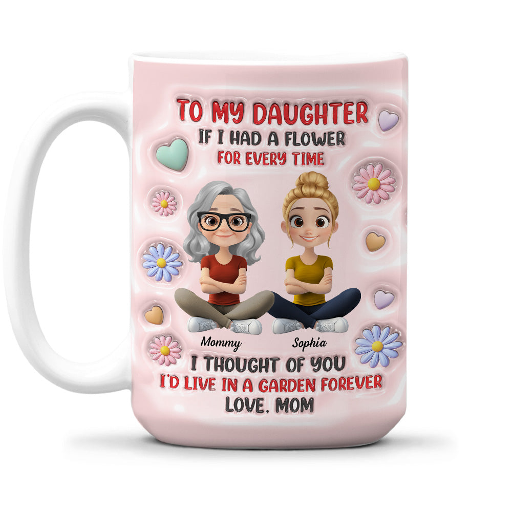 A Garden Full Of Love - Personalized Custom 3D Inflated Effect Mug