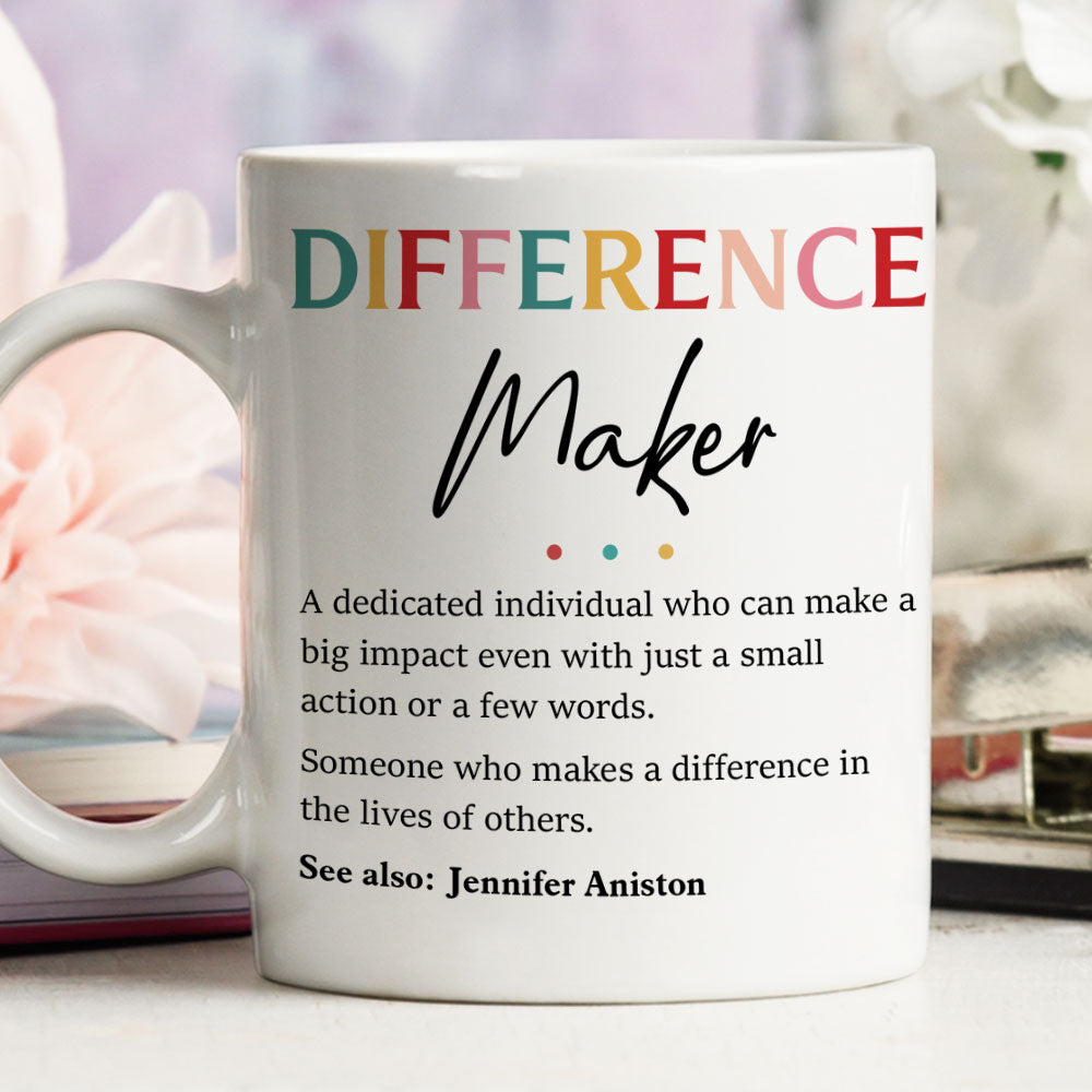Difference Maker - Personalized Custom Mug