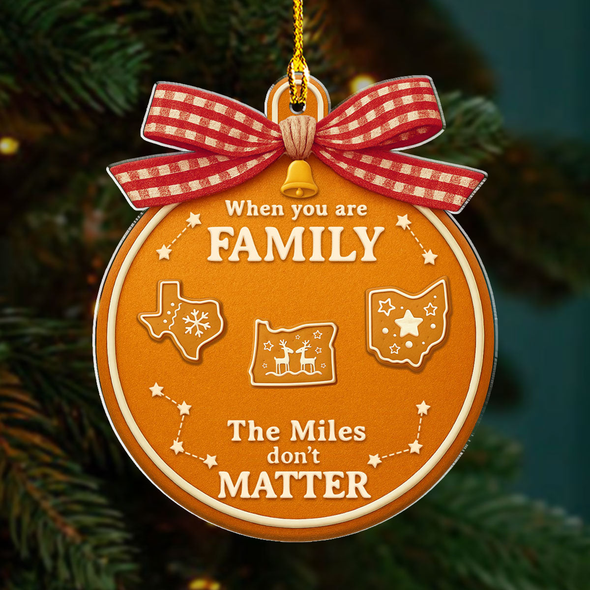 The Miles - Personalized Custom Acrylic Ornament