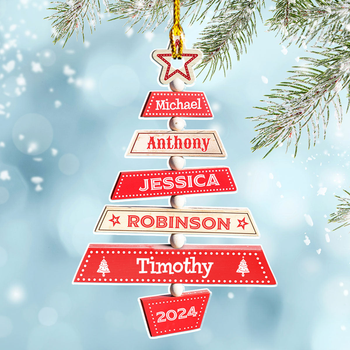 Family Tree - Personalized Custom Acrylic Ornament