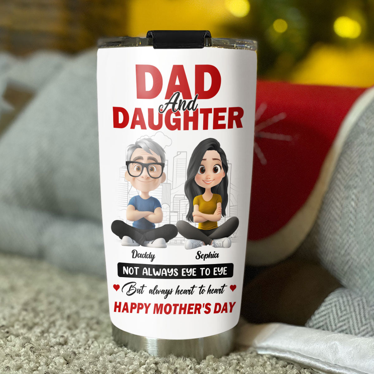 Different Minds One Loving Bond - Personalized Custom Tumbler